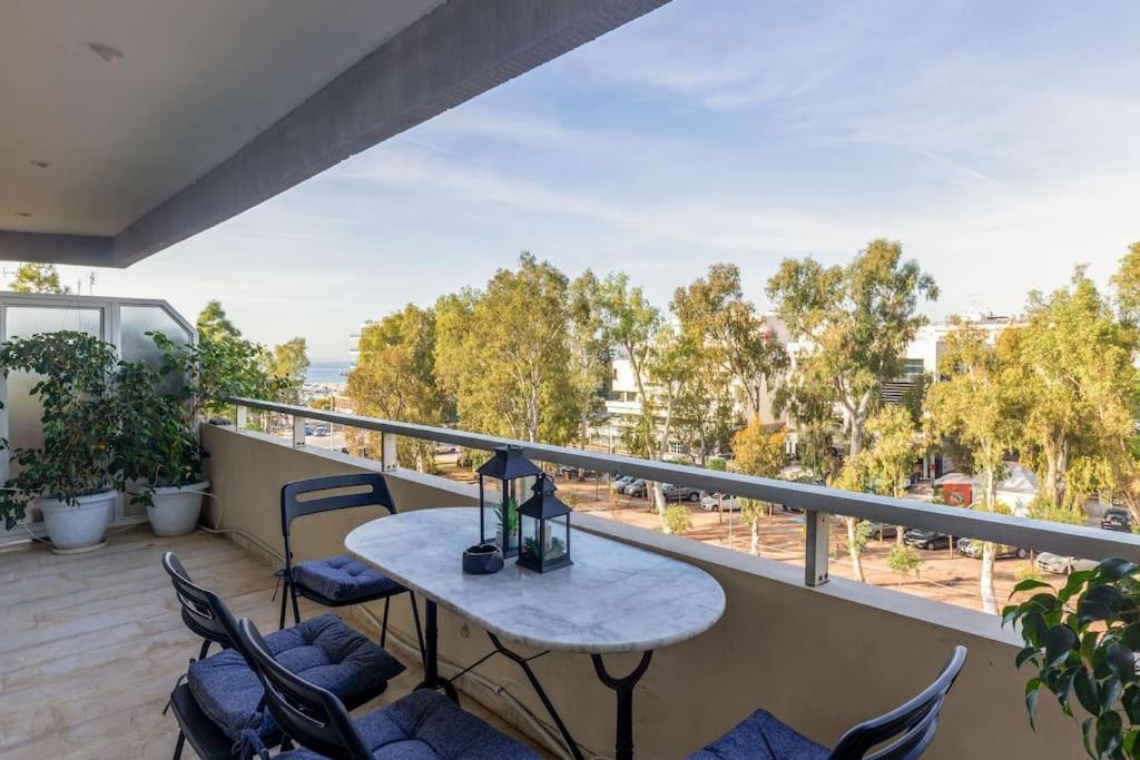 아테네 Glyfada Center Sea View Apt 아파트 외부 사진